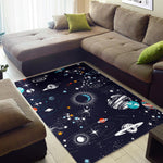 Universe Galaxy Outer Space Print Area Rug GearFrost