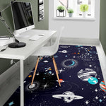 Universe Galaxy Outer Space Print Area Rug GearFrost