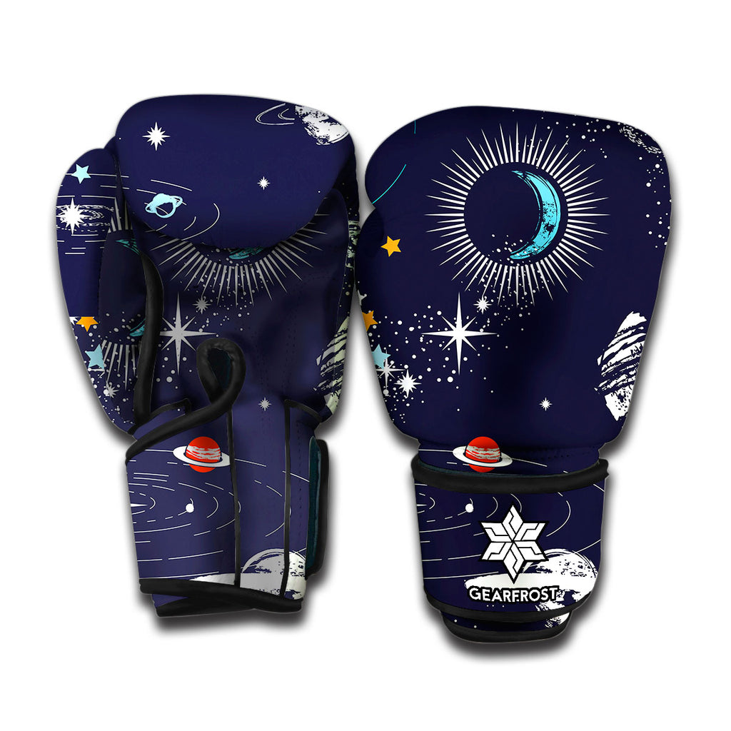 Universe Galaxy Outer Space Print Boxing Gloves