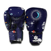 Universe Galaxy Outer Space Print Boxing Gloves