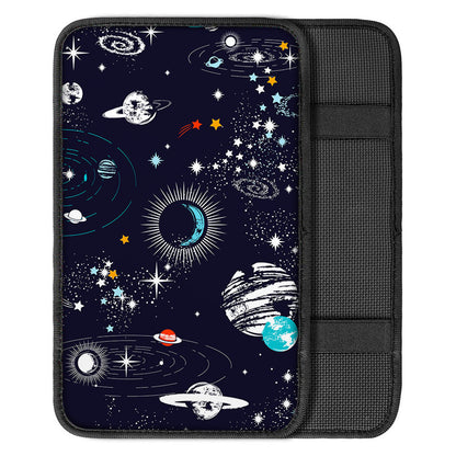 Universe Galaxy Outer Space Print Car Center Console Cover