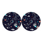Universe Galaxy Outer Space Print Car Coasters
