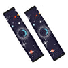 Universe Galaxy Outer Space Print Car Seat Belt Covers