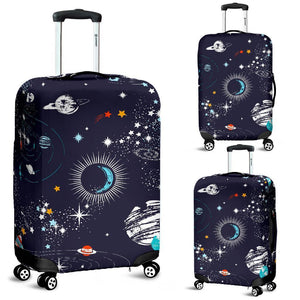 Universe Galaxy Outer Space Print Luggage Cover GearFrost