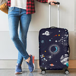 Universe Galaxy Outer Space Print Luggage Cover GearFrost