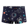 Universe Galaxy Outer Space Print Men's Boxer Briefs