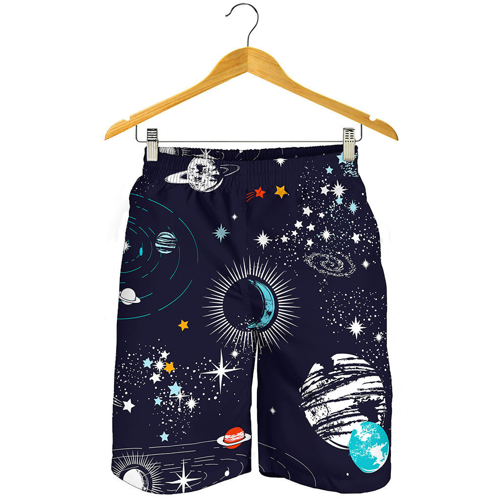 Universe Galaxy Outer Space Print Men's Shorts