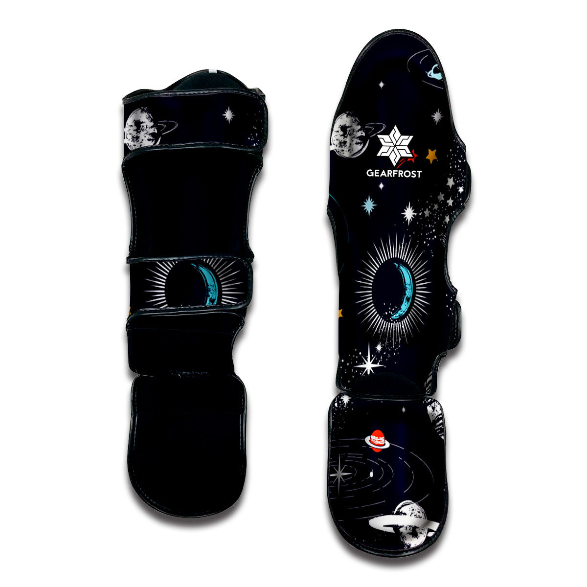 Universe Galaxy Outer Space Print Muay Thai Shin Guard