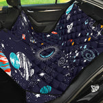 Universe Galaxy Outer Space Print Pet Car Back Seat Cover