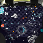 Universe Galaxy Outer Space Print Pet Car Back Seat Cover
