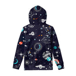 Universe Galaxy Outer Space Print Pullover Hoodie