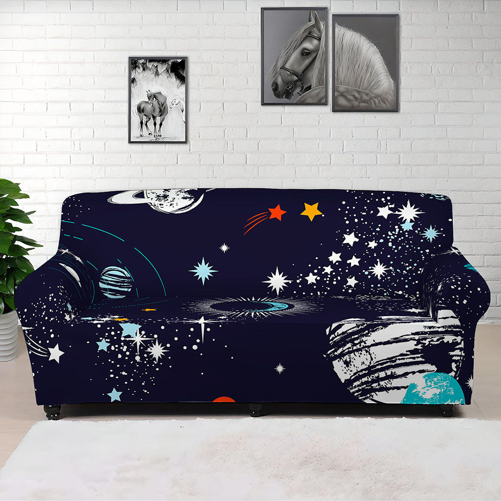 Universe Galaxy Outer Space Print Sofa Cover