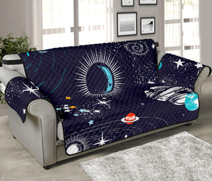 Universe Galaxy Outer Space Print Sofa Protector