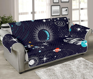 Universe Galaxy Outer Space Print Sofa Protector