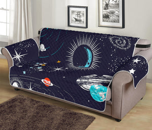 Universe Galaxy Outer Space Print Sofa Protector