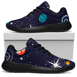 Universe Galaxy Outer Space Print Sport Shoes GearFrost