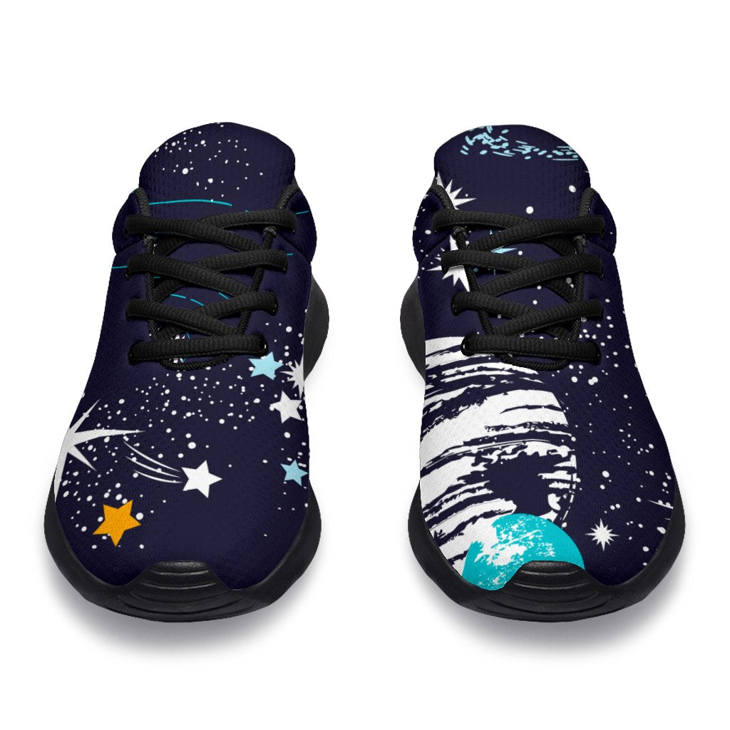 Universe Galaxy Outer Space Print Sport Shoes GearFrost