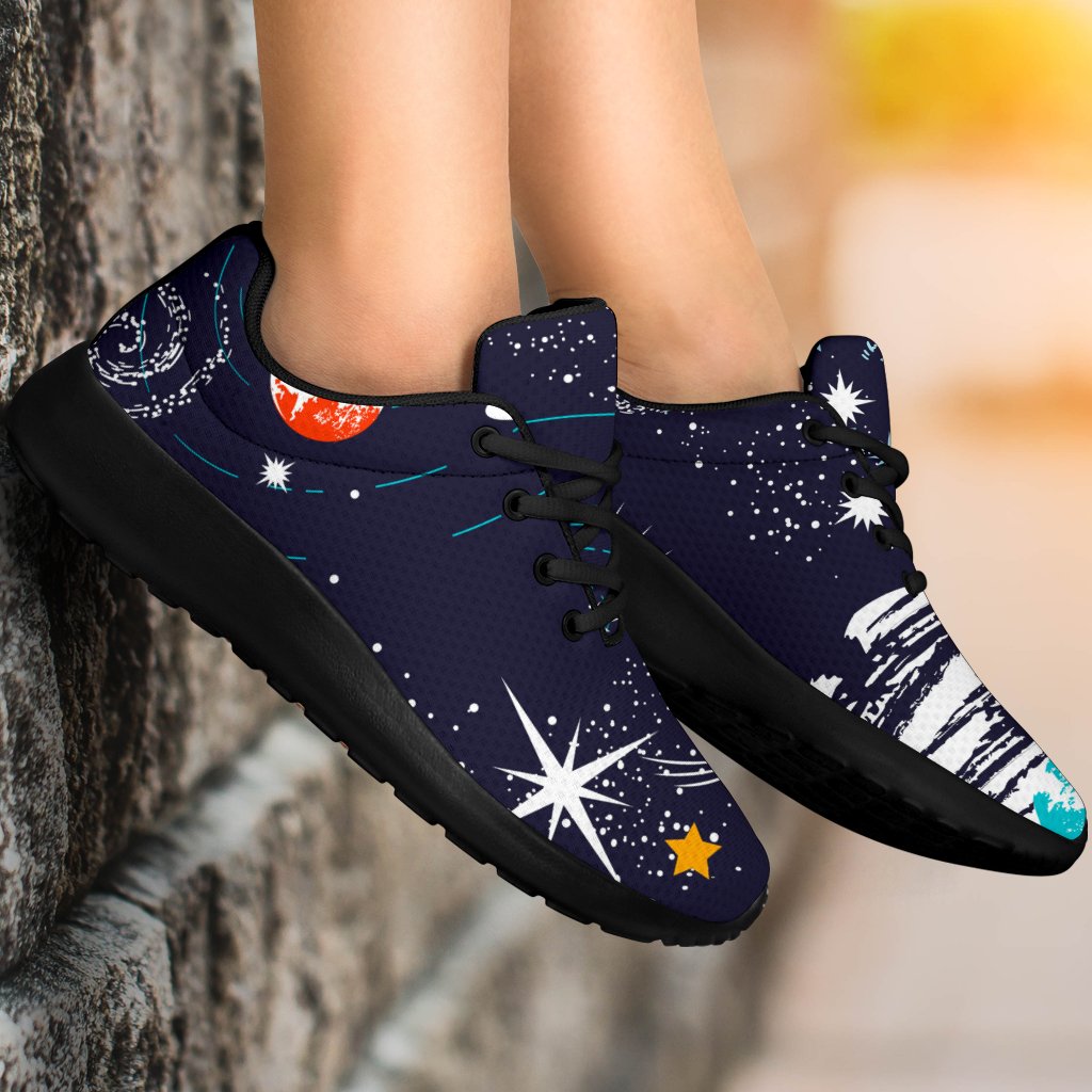 Universe Galaxy Outer Space Print Sport Shoes GearFrost