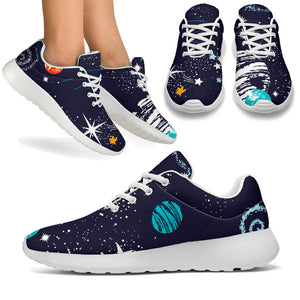 Universe Galaxy Outer Space Print Sport Shoes GearFrost