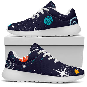 Universe Galaxy Outer Space Print Sport Shoes GearFrost