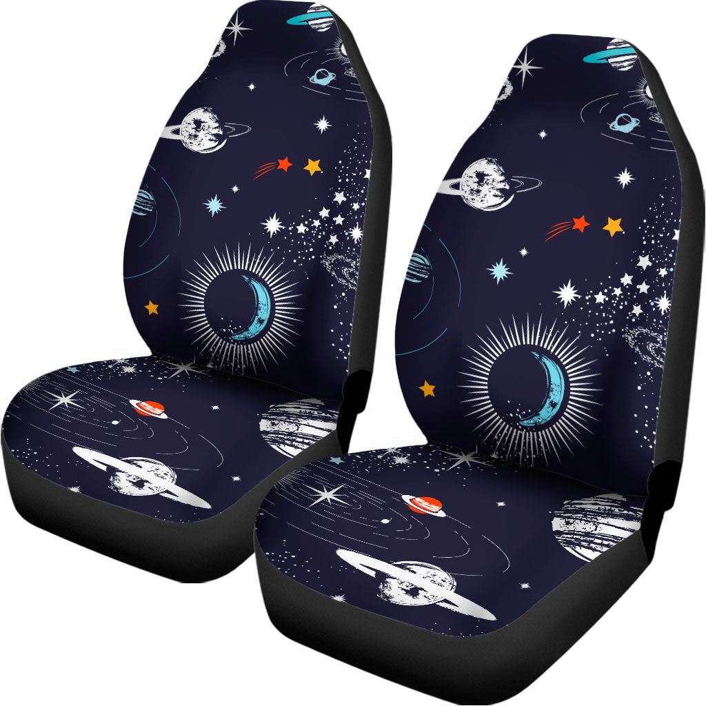 Universe Galaxy Outer Space Print Universal Fit Car Seat Covers