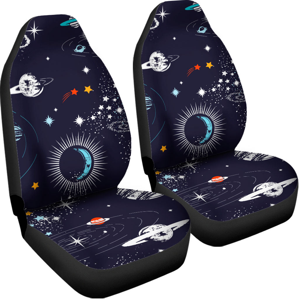 Universe Galaxy Outer Space Print Universal Fit Car Seat Covers