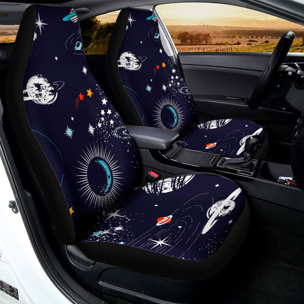 Universe Galaxy Outer Space Print Universal Fit Car Seat Covers