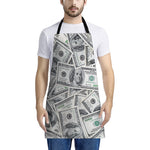 US Dollar Pattern Print Apron