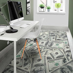 US Dollar Pattern Print Area Rug