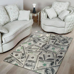 US Dollar Pattern Print Area Rug