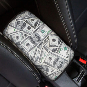 US Dollar Pattern Print Car Center Console Cover