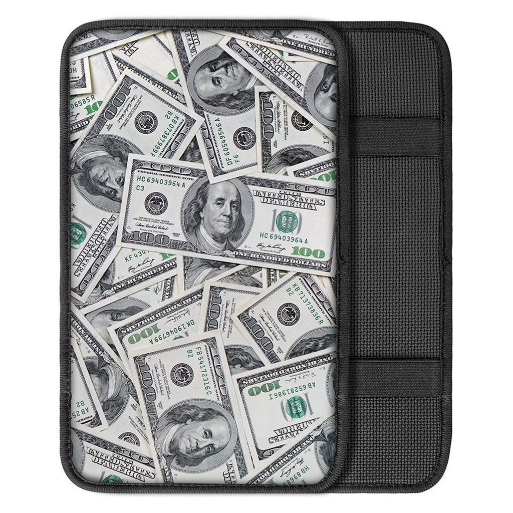 US Dollar Pattern Print Car Center Console Cover