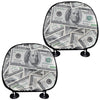 US Dollar Pattern Print Car Headrest Covers