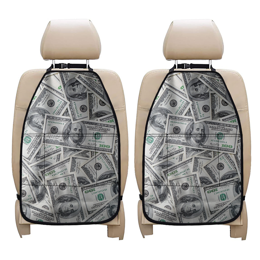 US Dollar Pattern Print Car Seat Organizers