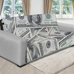 US Dollar Pattern Print Futon Protector