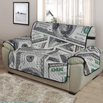 US Dollar Pattern Print Half Sofa Protector