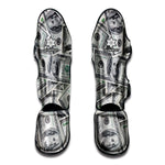 US Dollar Pattern Print Muay Thai Shin Guard
