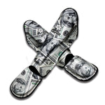 US Dollar Pattern Print Muay Thai Shin Guard