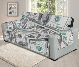 US Dollar Pattern Print Oversized Sofa Protector