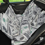 US Dollar Pattern Print Pet Car Back Seat Cover