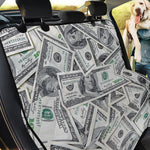 US Dollar Pattern Print Pet Car Back Seat Cover