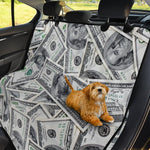 US Dollar Pattern Print Pet Car Back Seat Cover