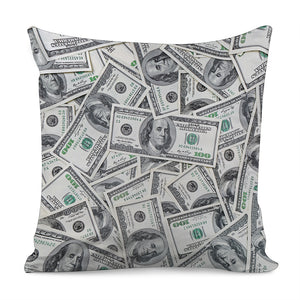 US Dollar Pattern Print Pillow Cover