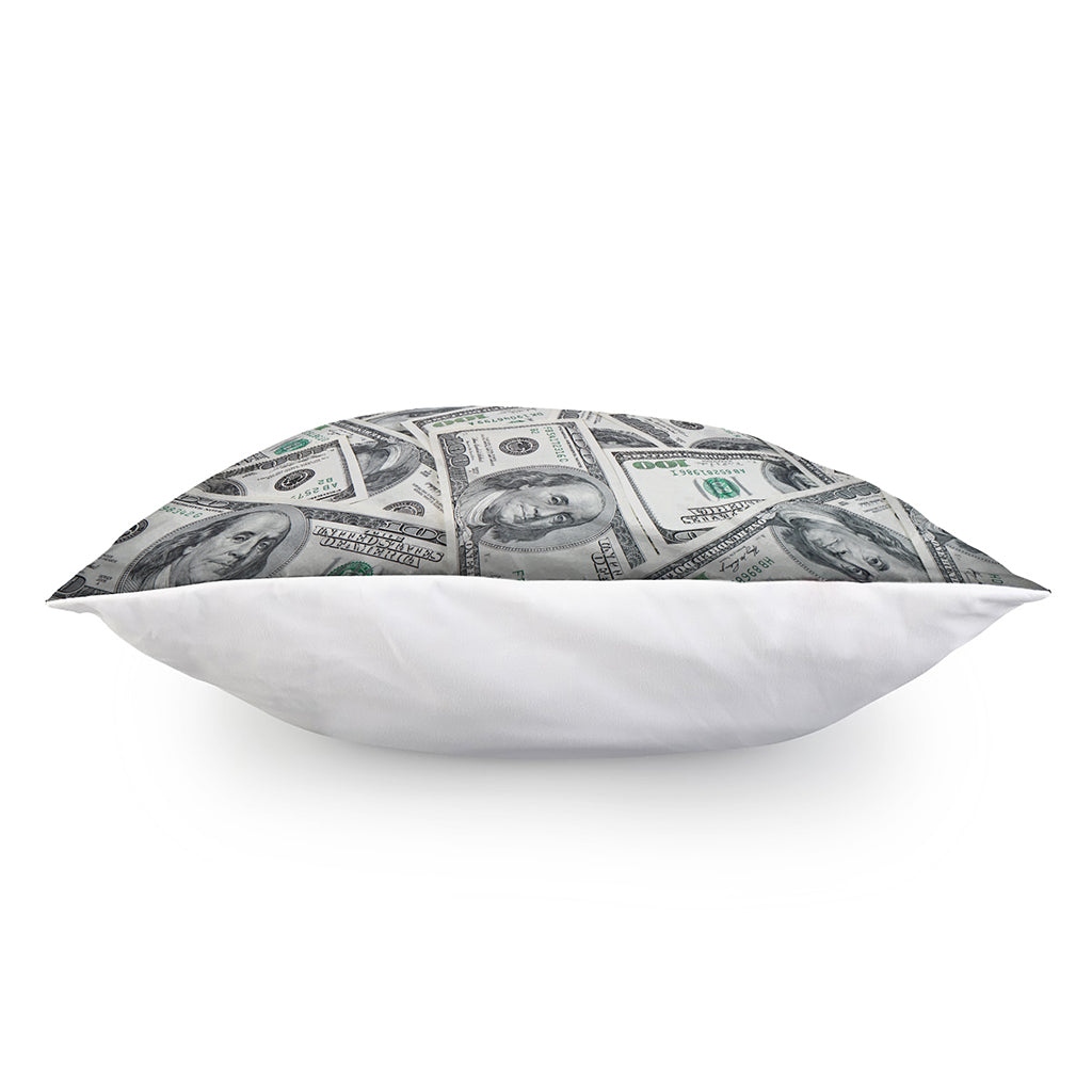 US Dollar Pattern Print Pillow Cover