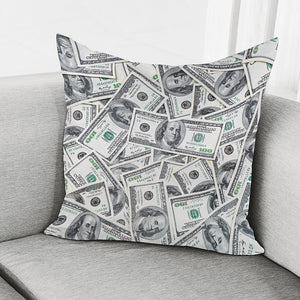 US Dollar Pattern Print Pillow Cover