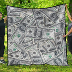 US Dollar Pattern Print Quilt