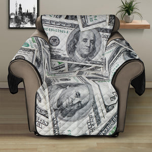 US Dollar Pattern Print Recliner Protector