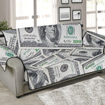 US Dollar Pattern Print Sofa Protector