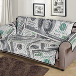 US Dollar Pattern Print Sofa Protector