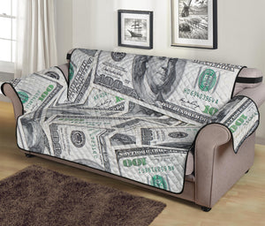 US Dollar Pattern Print Sofa Protector